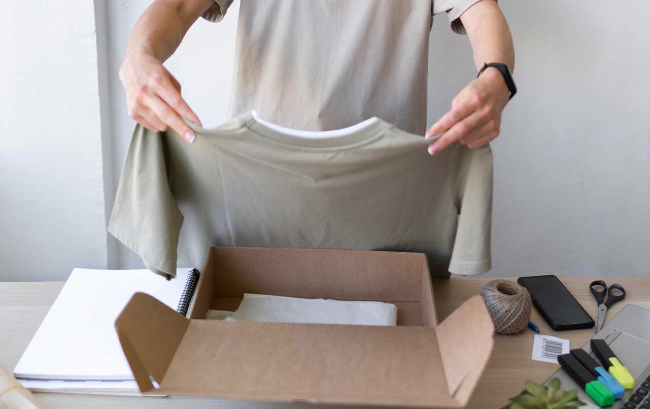 เพิ่มมูลค่าให้เสื้อโดยไม่เพิ่มต้นทุนมาก เทคนิค Packaging & Unboxing 1