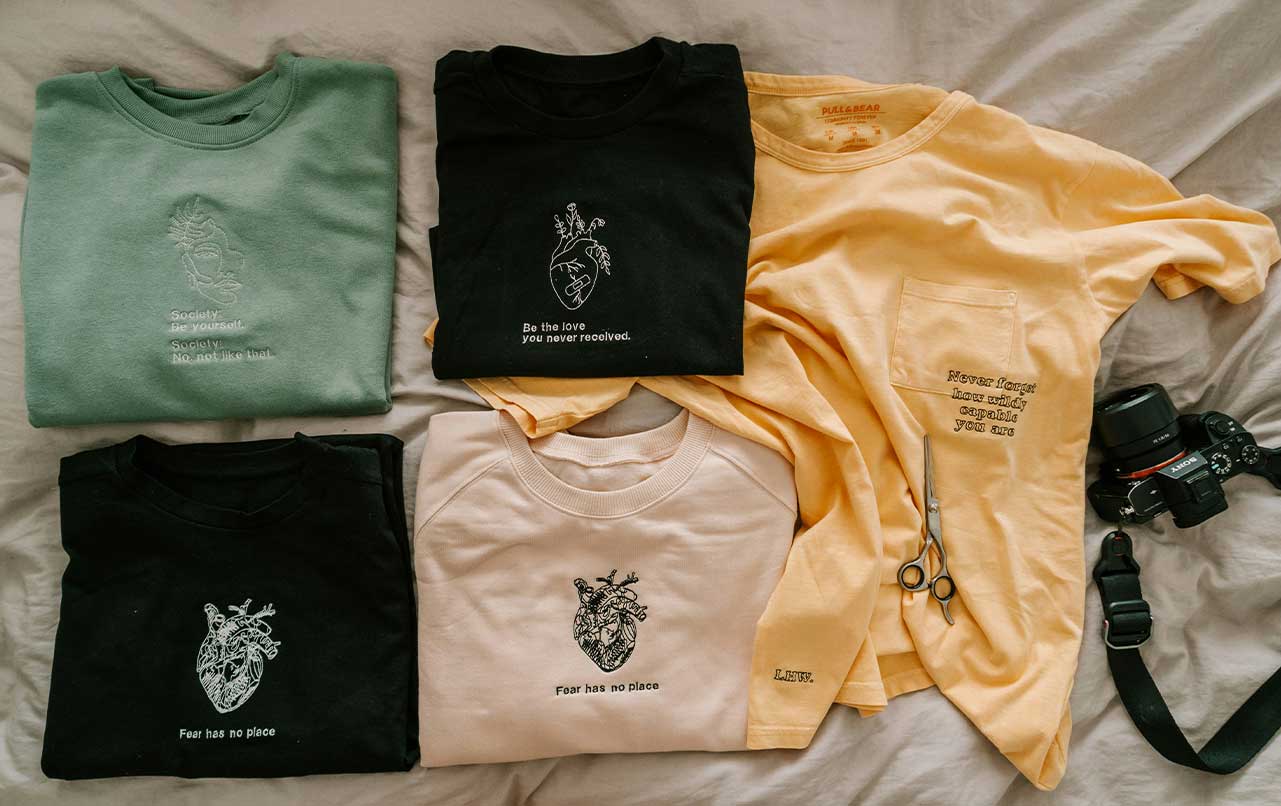 เทคนิคการทำแบรนด์เสื้อ คอลเล็กชันเสื้อยืด ทำยังไง แบบไหนดี 1