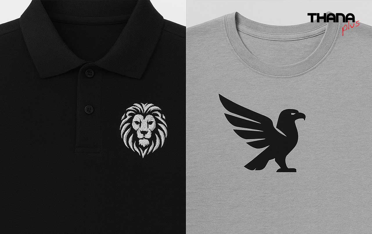 แบรนด์เสื้อ เทคนิคไหนถึงเหมาะ ปักหรือสกรีน 1