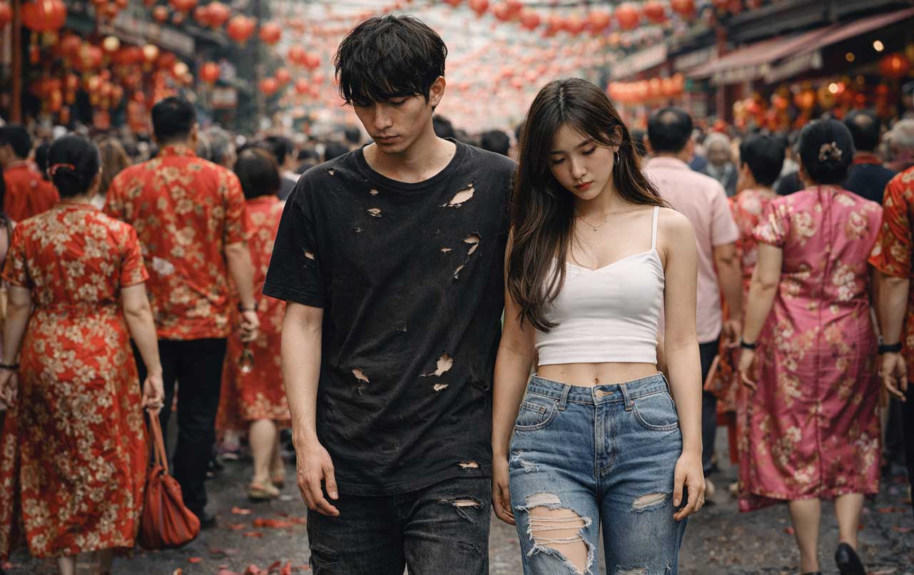 วันตรุษจีน ห้ามแต่งตัวแบบนี้ 1