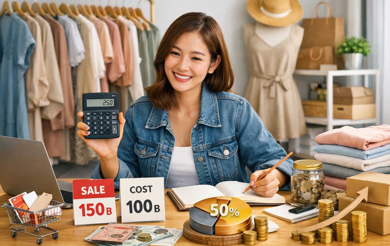 ขายเสื้อผ้าให้ได้กำไร 50% ต้องทำยังไง 1