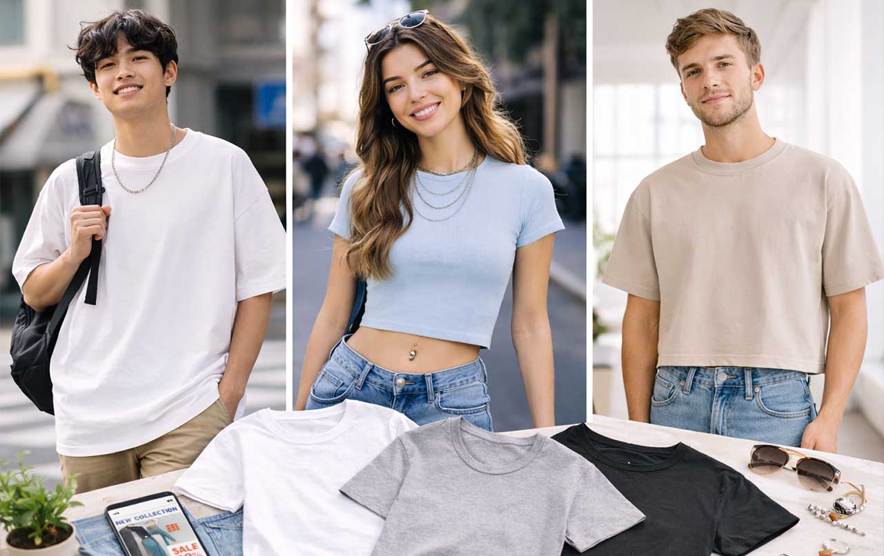 เสื้อยอดฮิต Oversize Baby Tee และ Boxy ต่างกันยังไง 1