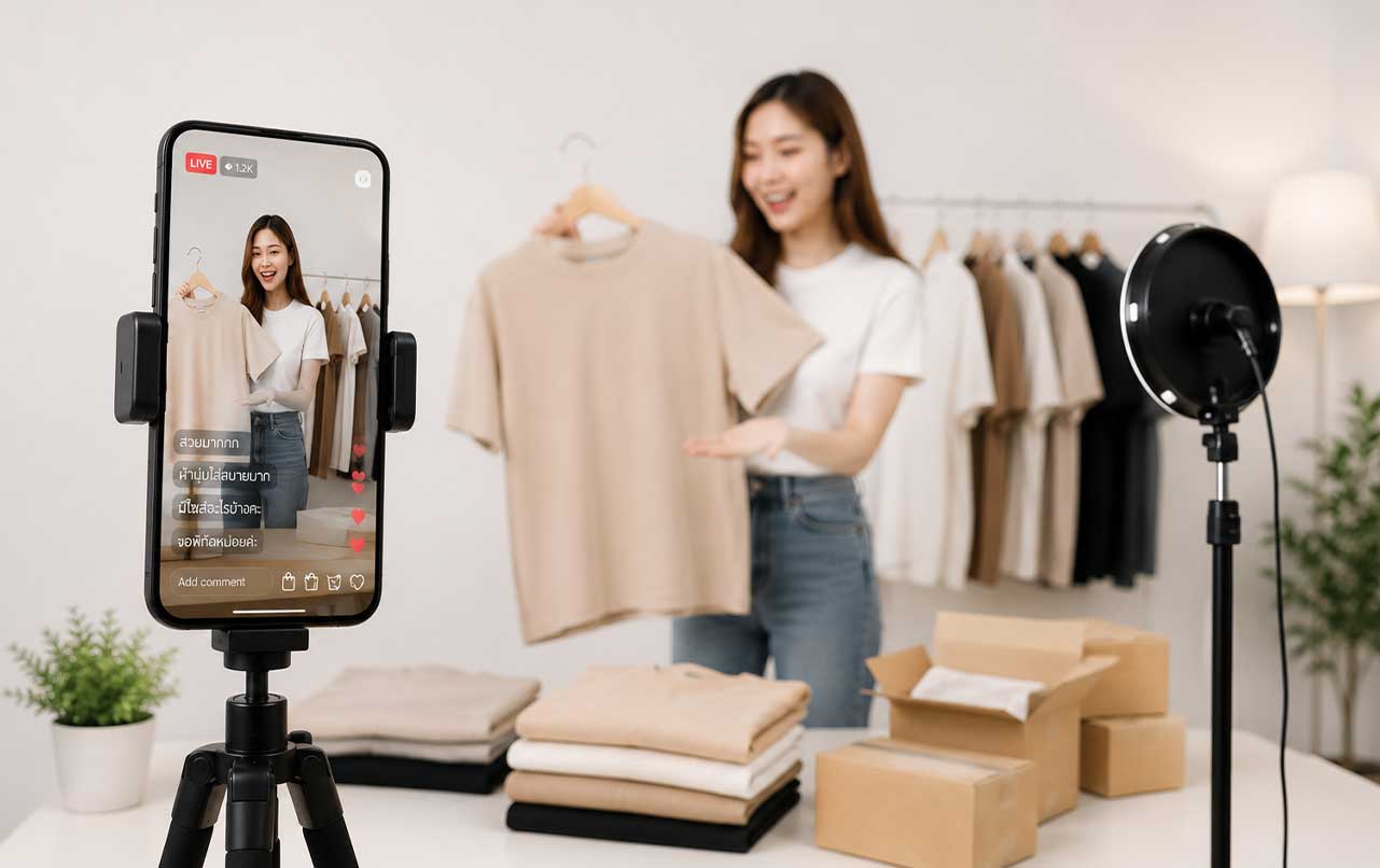 ขายเสื้อใน TikTok ยังไงให้ปัง เทคนิคทำคลิปและไลฟ์สดให้คนอยากซื้อ1