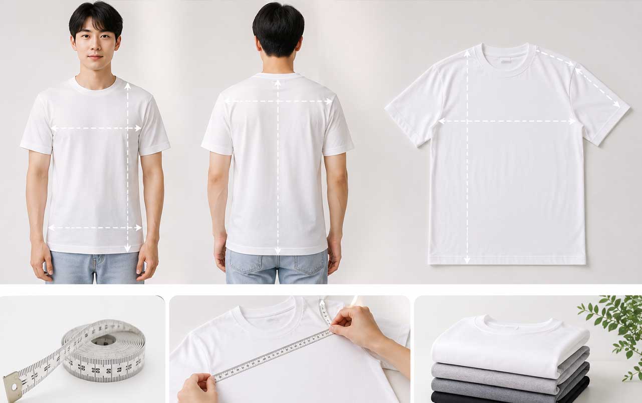 ไซซ์เสื้อยืด วัดตัวยังไงเข้าใจไซซ์ไทย-สากล สั่งเสื้อไม่พลาด1