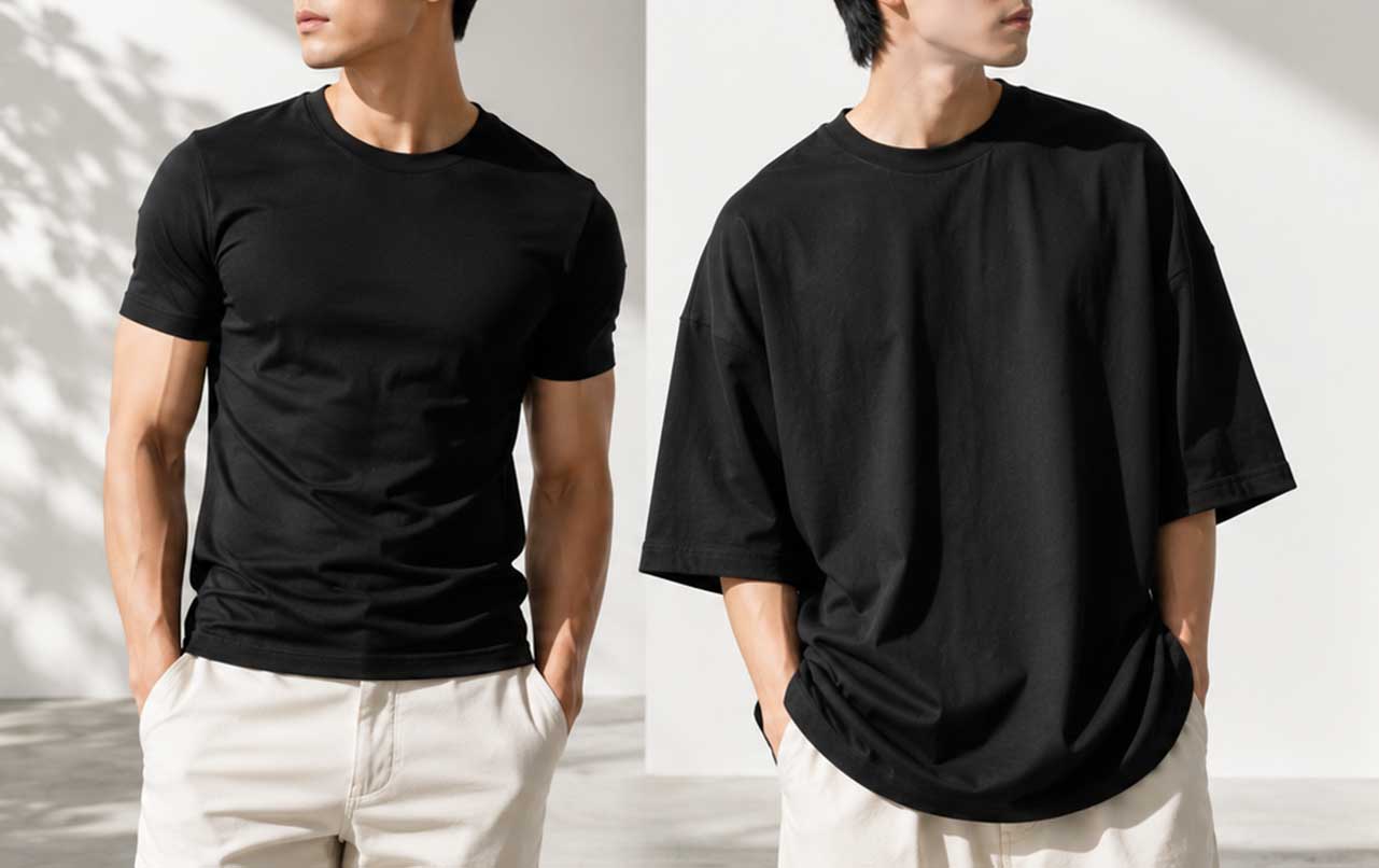ทรงเสื้อสำคัญกว่าที่คิด เสื้อรัดตัว VS เสื้อ Oversize 1