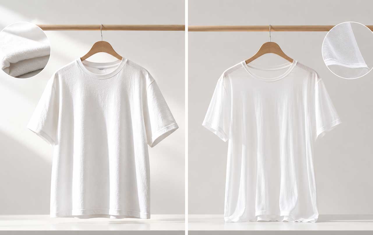 ทำไมเสื้อยืดใส่แล้วร้อน ทั้งที่เป็น Cotton เหมือนกัน1